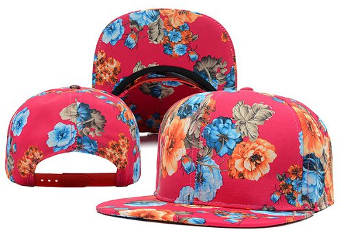 Floral Blank Snapbacks Hat XDF 5